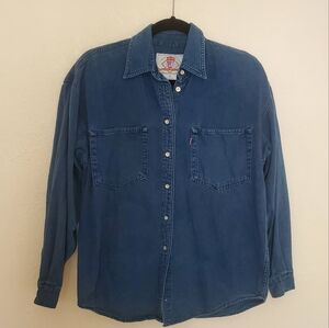 Vintage Levi's Denim Jean Jacket Shirt Size S